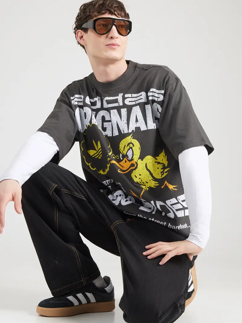 Maglietta DUCK giallo / arancione / nero / bianco miniatura 2