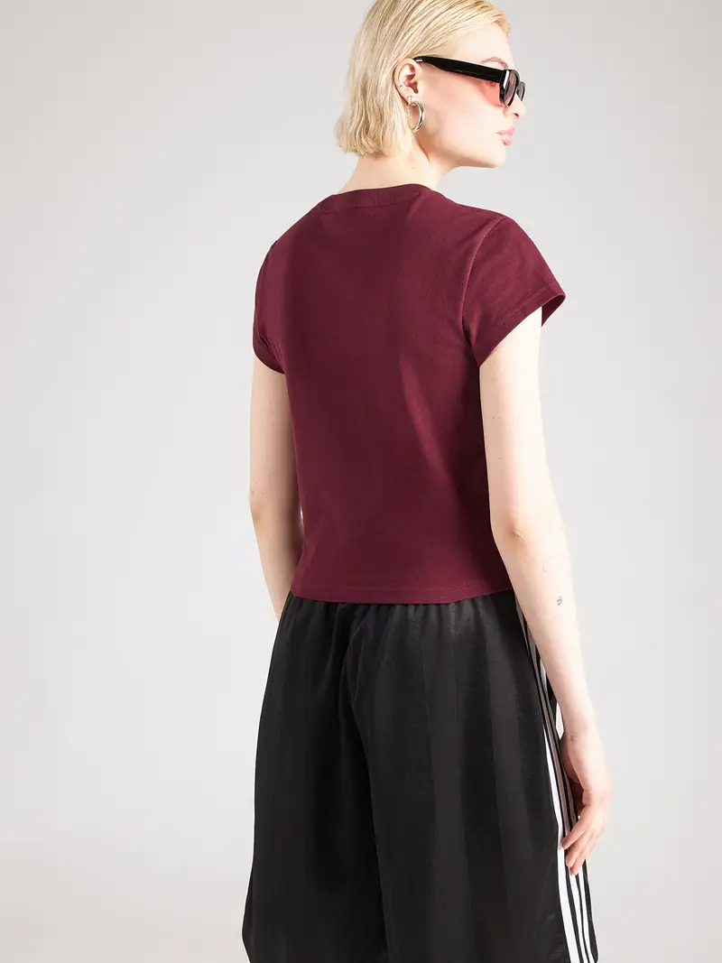 Maglietta ESSENTIAL borgogna / bianco miniatura 2