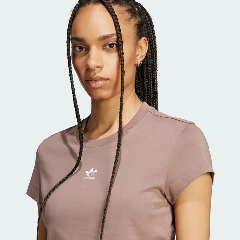 ADIDAS ORIGINALS Maglietta 'Essentials' broccato / bianco miniatura 3