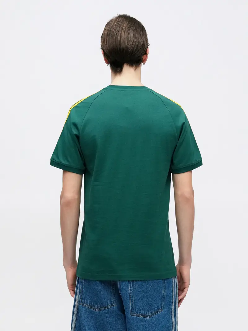 Maglietta giallo / smeraldo / verde scuro miniatura 3