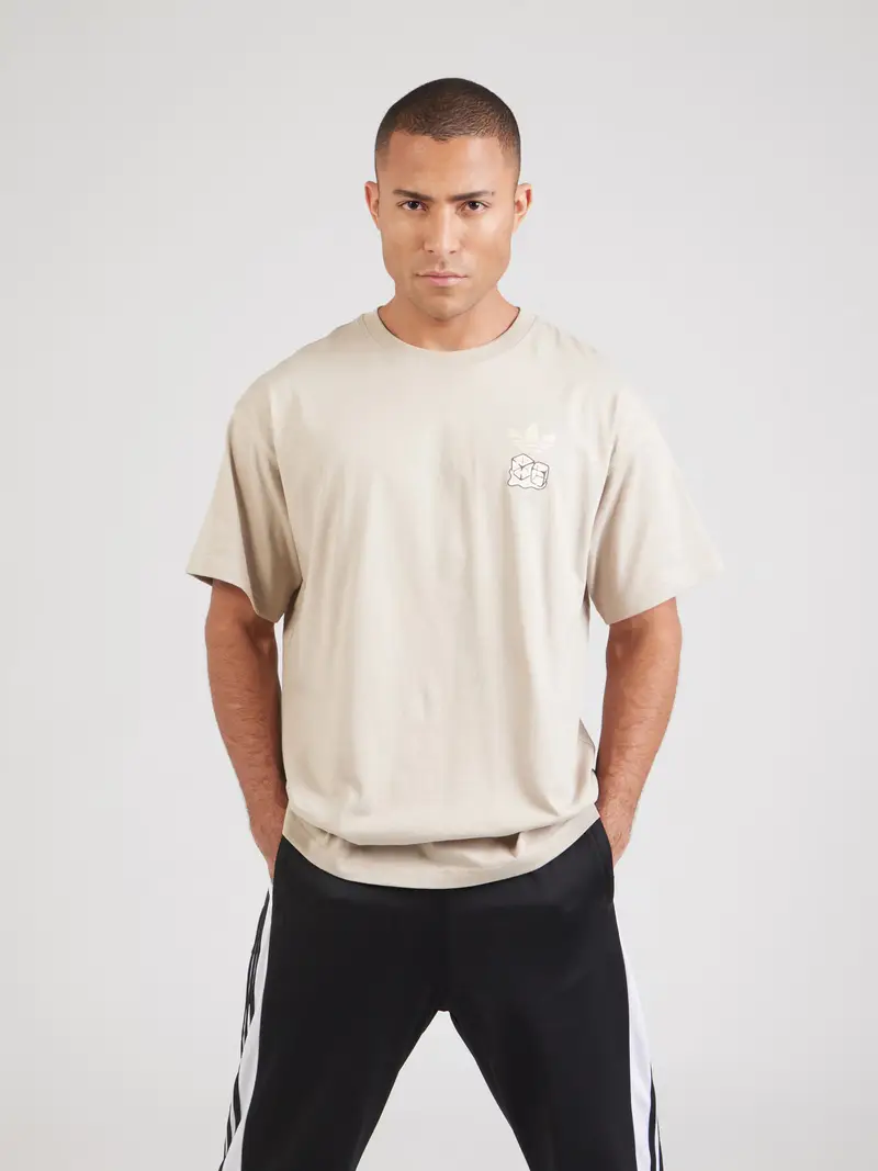 Maglietta Iced Latte stucco / marrone scuro / bianco miniatura 3