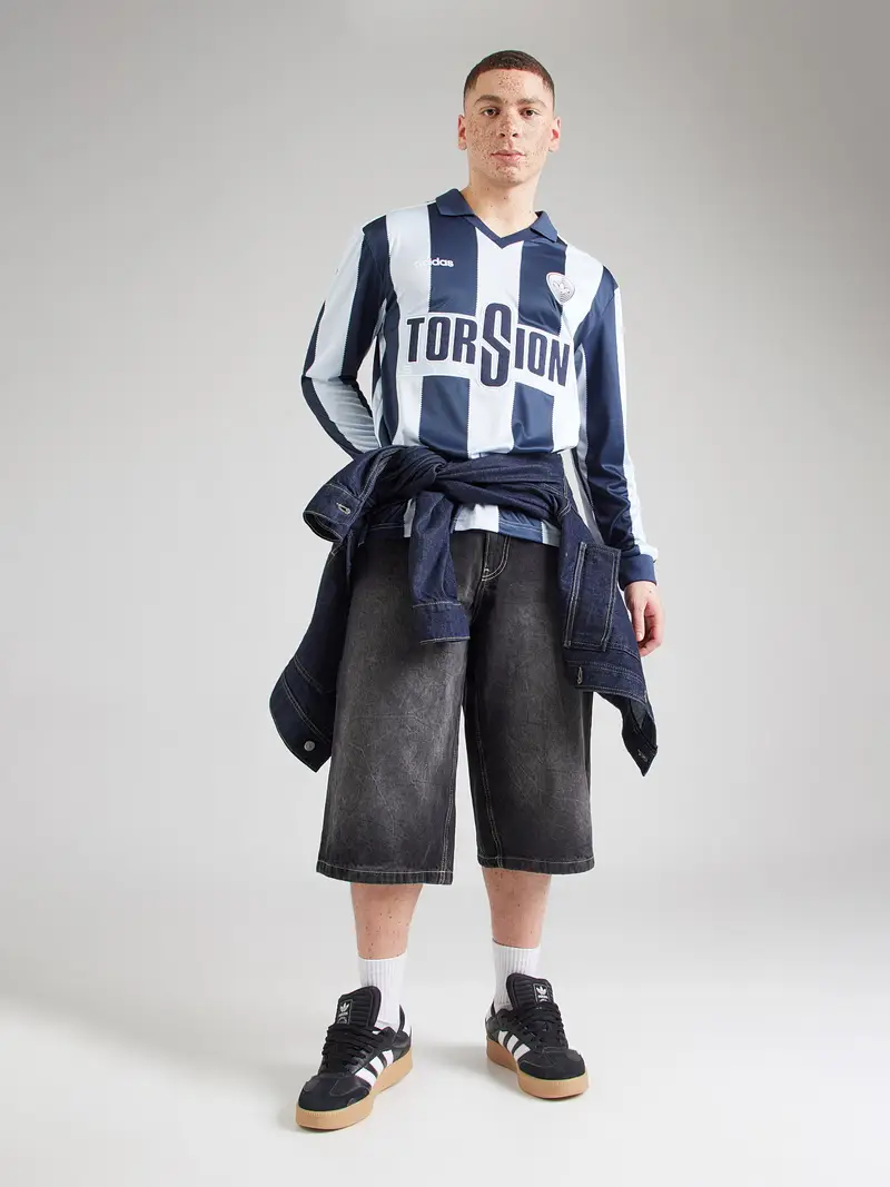 Maglietta indaco / blu pastello / bianco miniatura 3