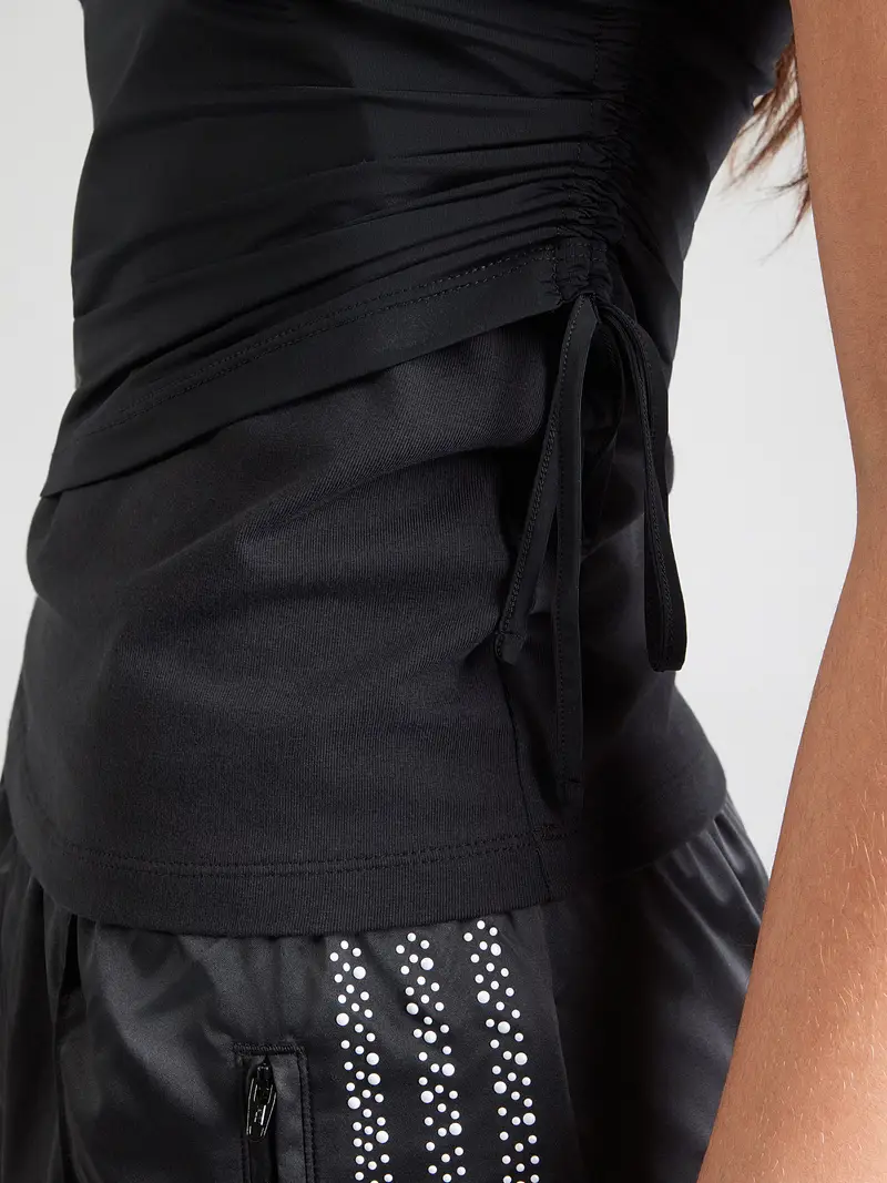 Maglietta LAYERED CALITEE nero / bianco miniatura 3