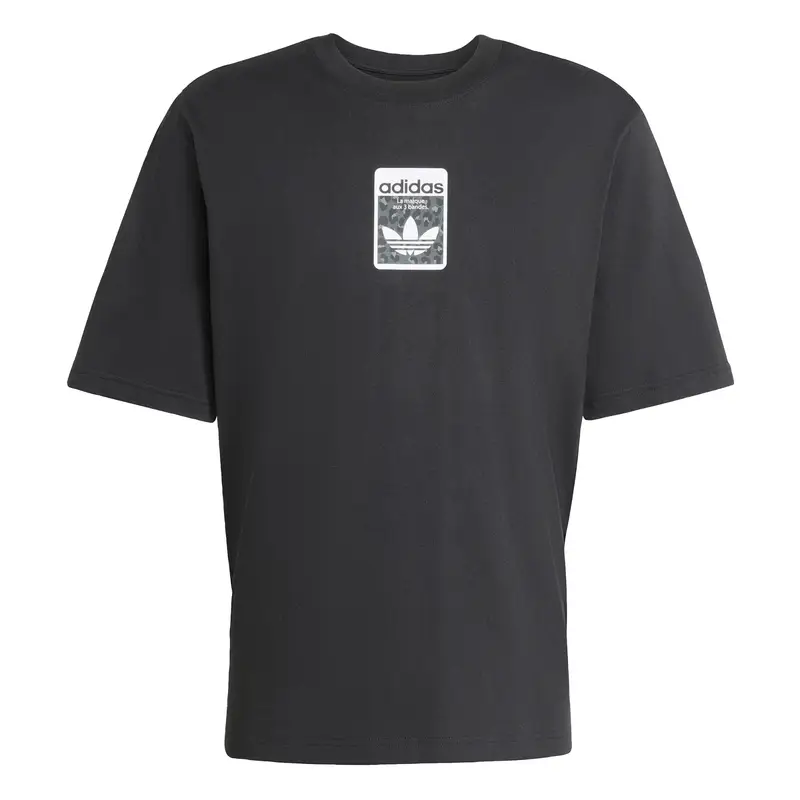 Maglietta 'Leo' antracite / nero / offwhite