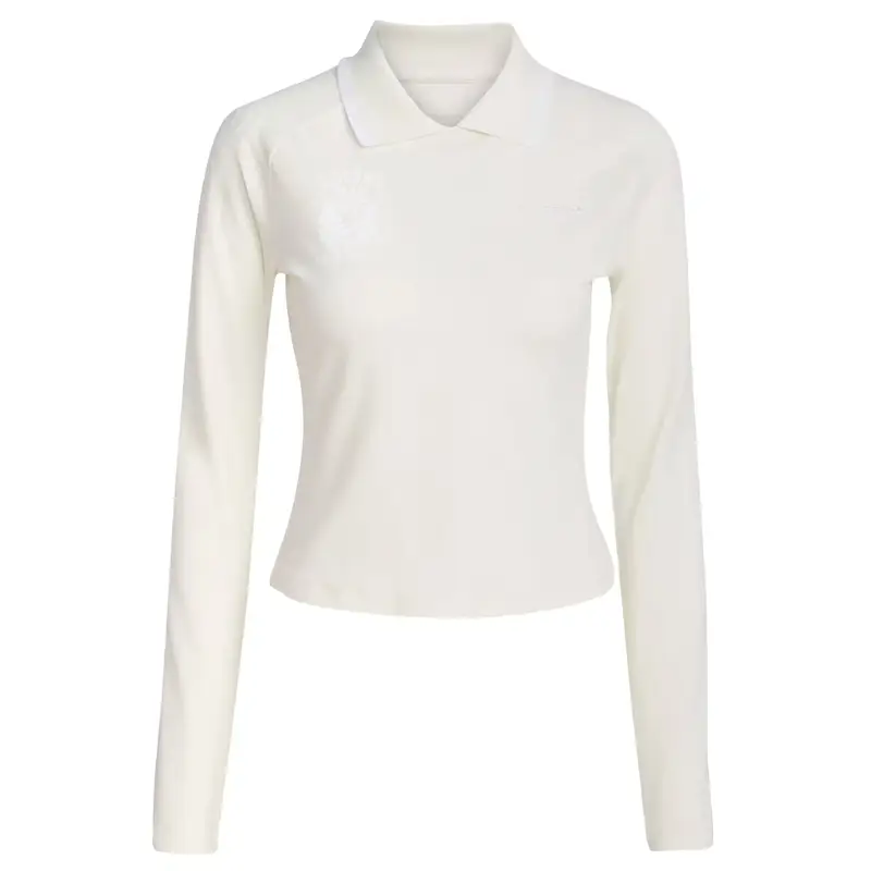 Maglietta Long-Sleeve Crest bianco / offwhite