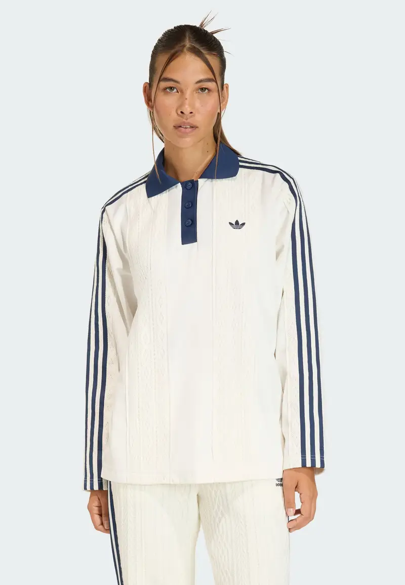 Maglietta navy / bianco naturale miniatura 2