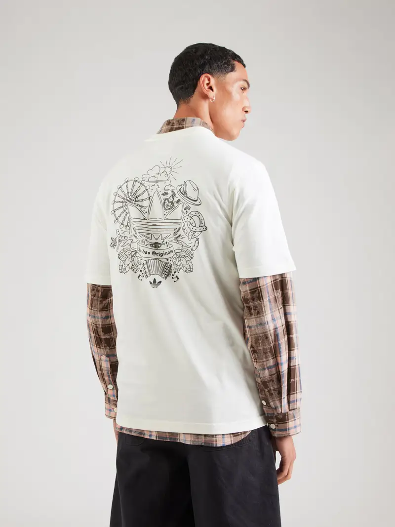 Maglietta nero / bianco miniatura 3