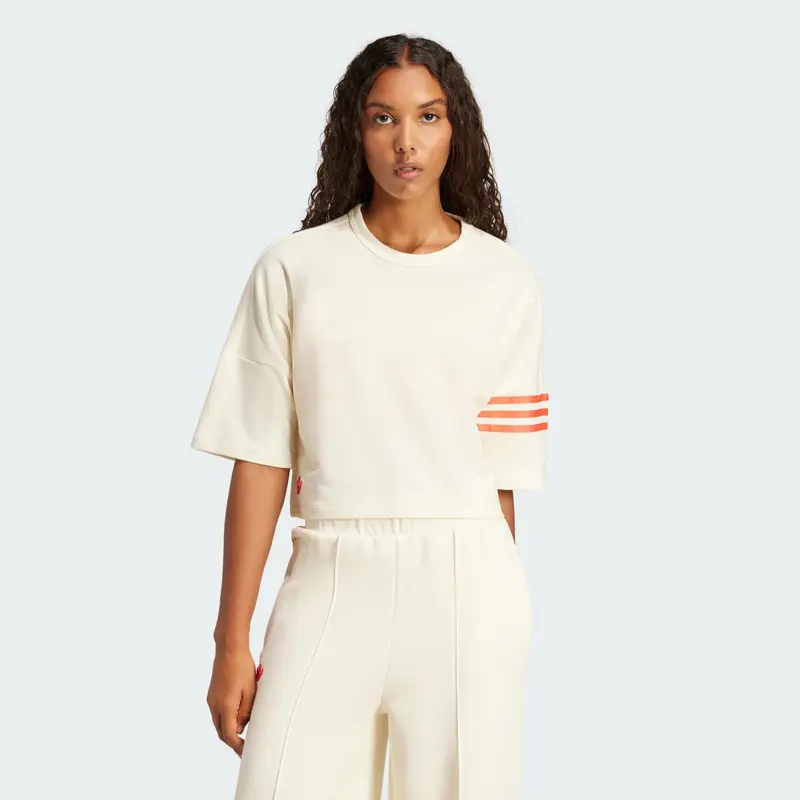 Maglietta 'Neuclassics' écru / rosso arancione Écru miniatura 2