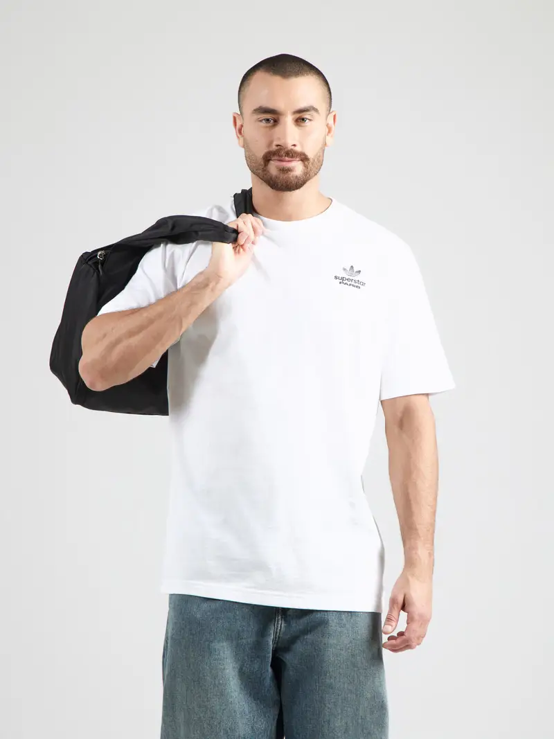 Maglietta 'PARIS' nero / bianco miniatura 2