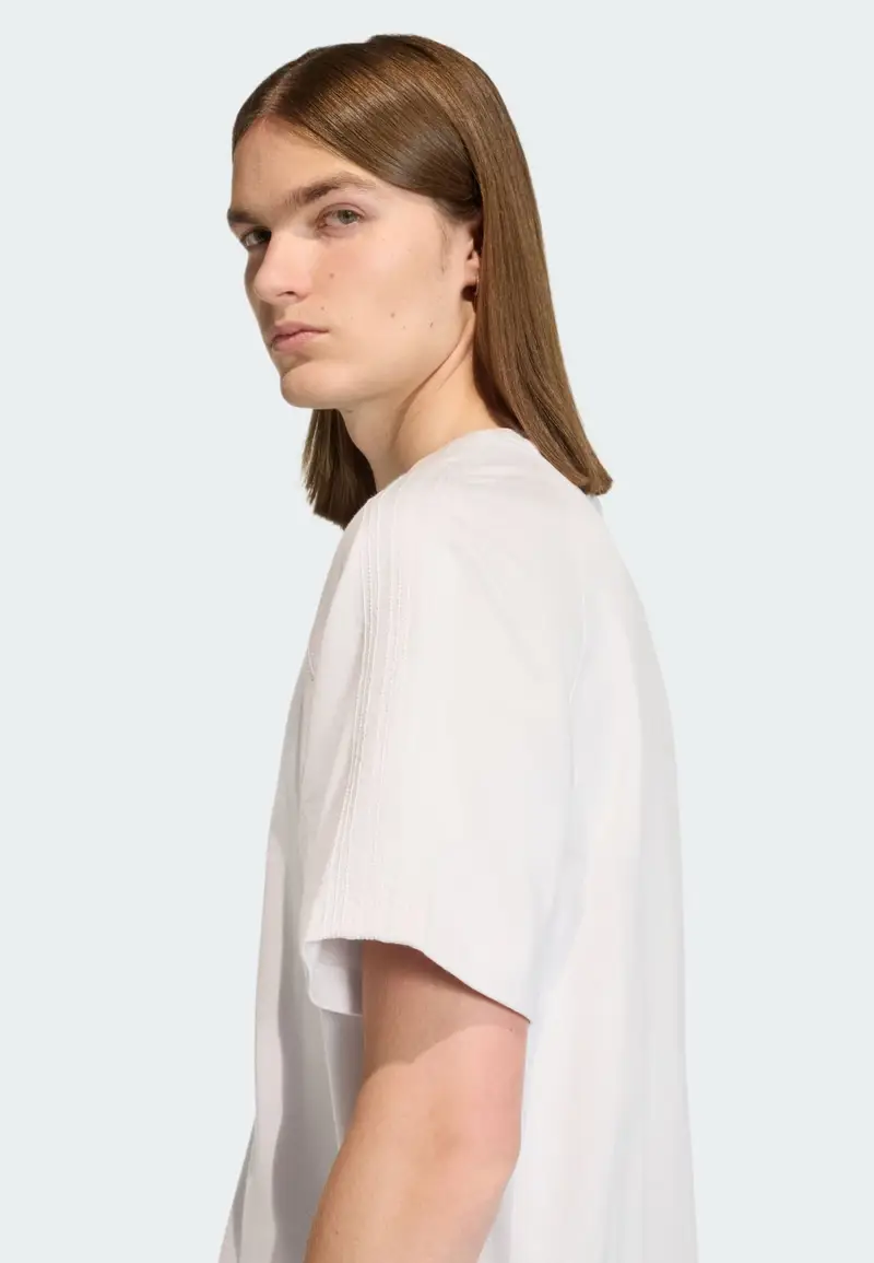 Maglietta Premium Essentials grigio chiaro miniatura 2