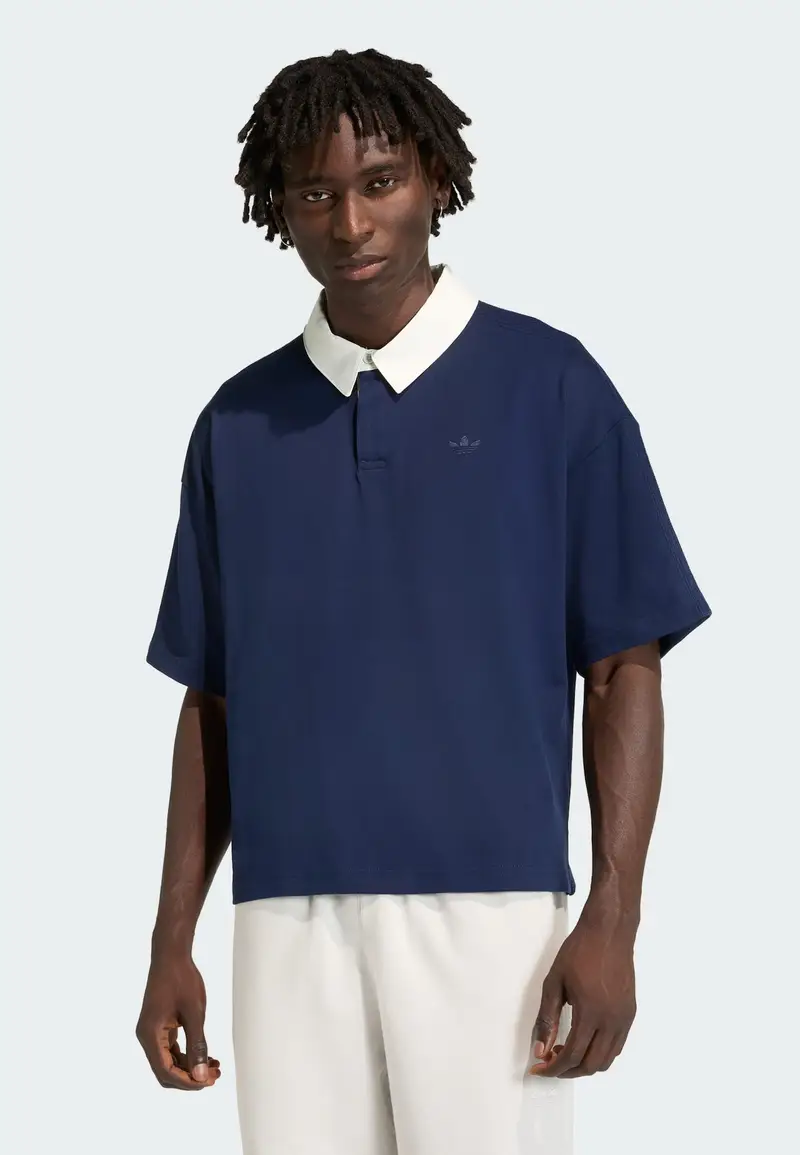 Maglietta Premium Essentials marino / bianco miniatura 3