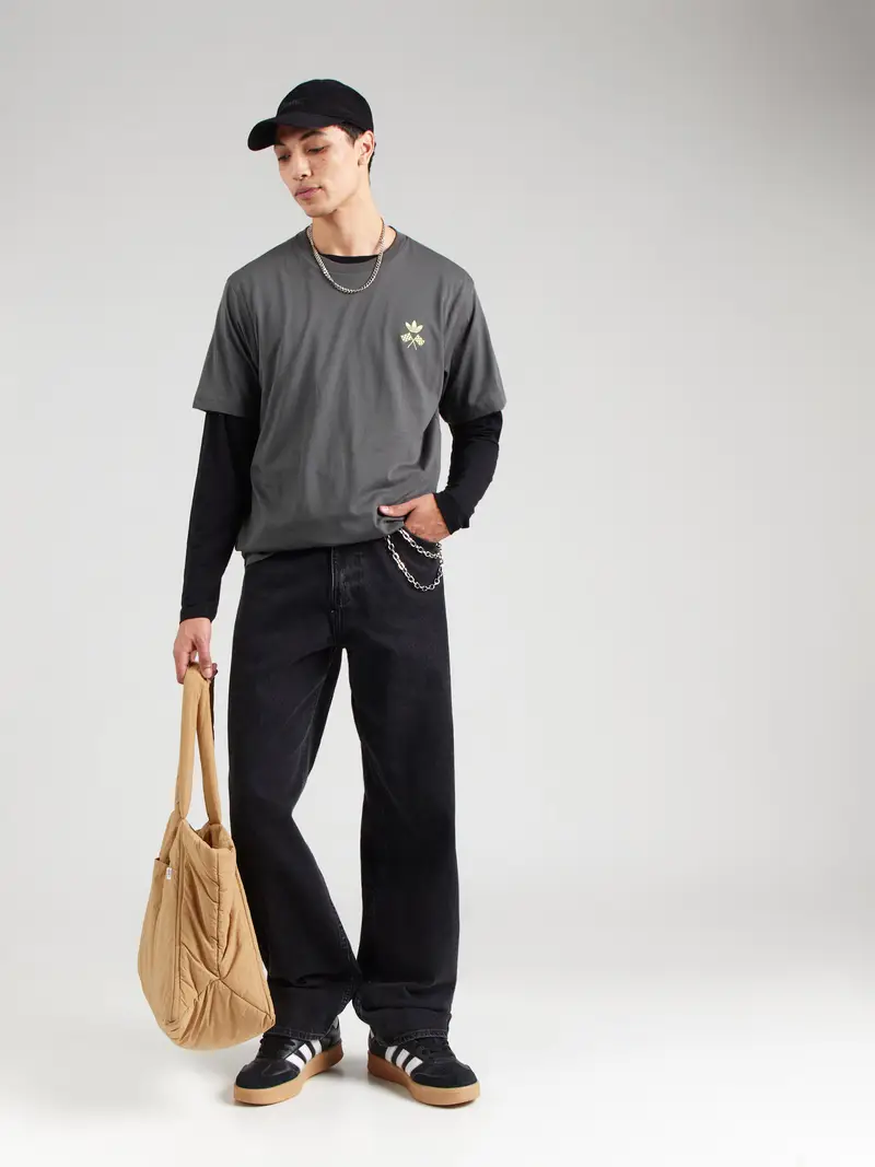 Maglietta 'RACING CAR' grigio scuro / lime miniatura 3