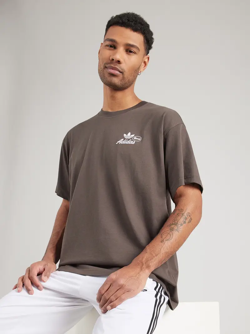 Maglietta RECORD oliva / bianco miniatura 2