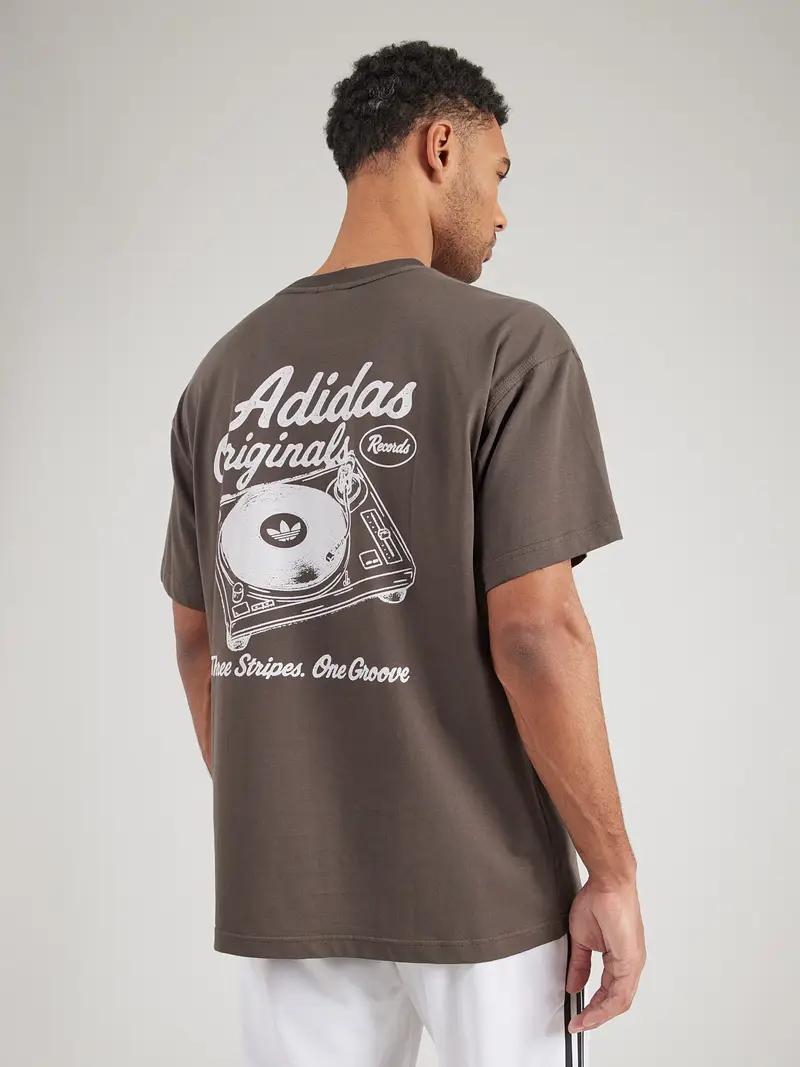 Maglietta RECORD oliva / bianco miniatura 3