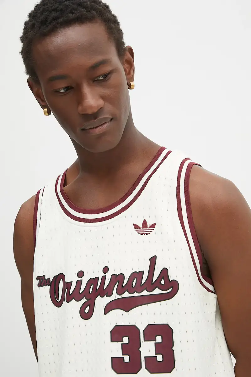 maglietta senza maniche OG Jersey colore beige JM9953 miniatura 4