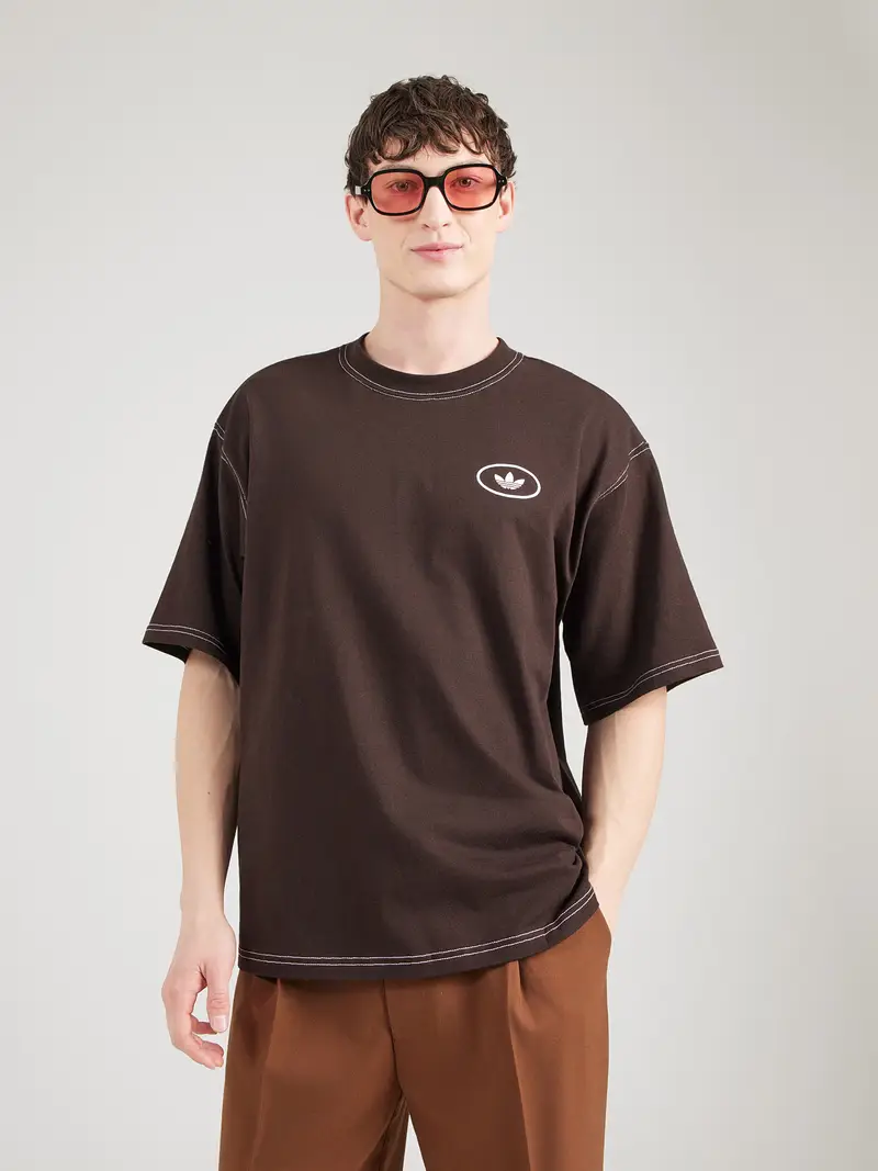 Maglietta SHOEMAKER marrone / bianco miniatura 2