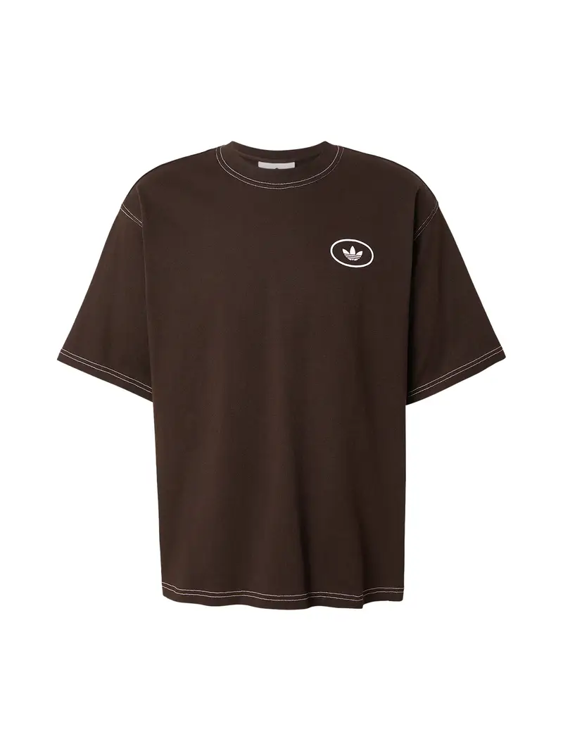 Maglietta SHOEMAKER marrone / bianco