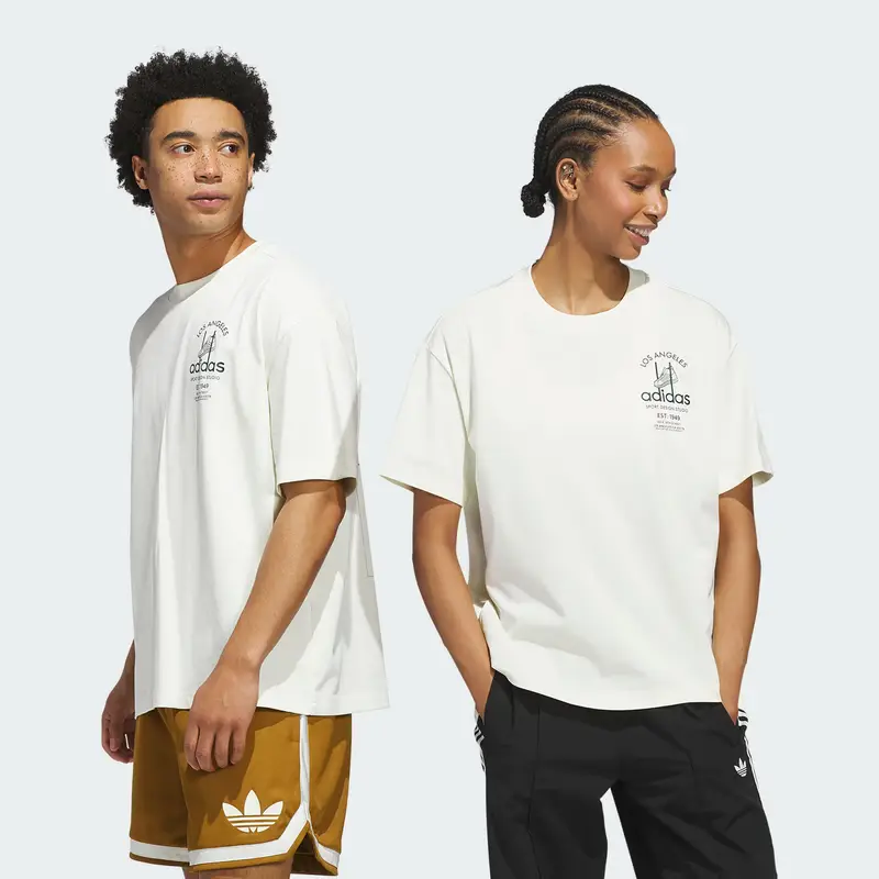 Maglietta 'Sports Design GFX' nero / offwhite miniatura 2