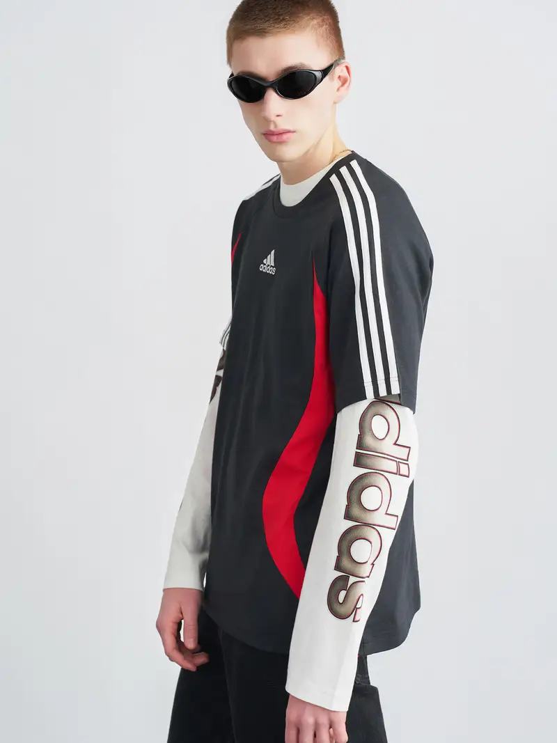 Maglietta TEAMGEIST rosso / nero / bianco miniatura 2