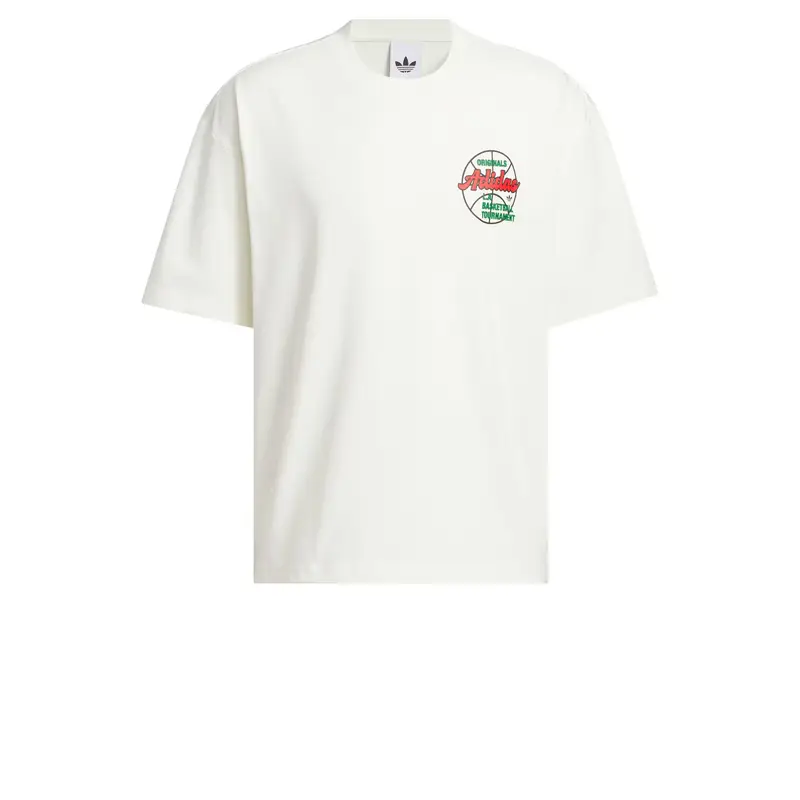 Maglietta 'Tournament' abete / rosso acceso / bianco