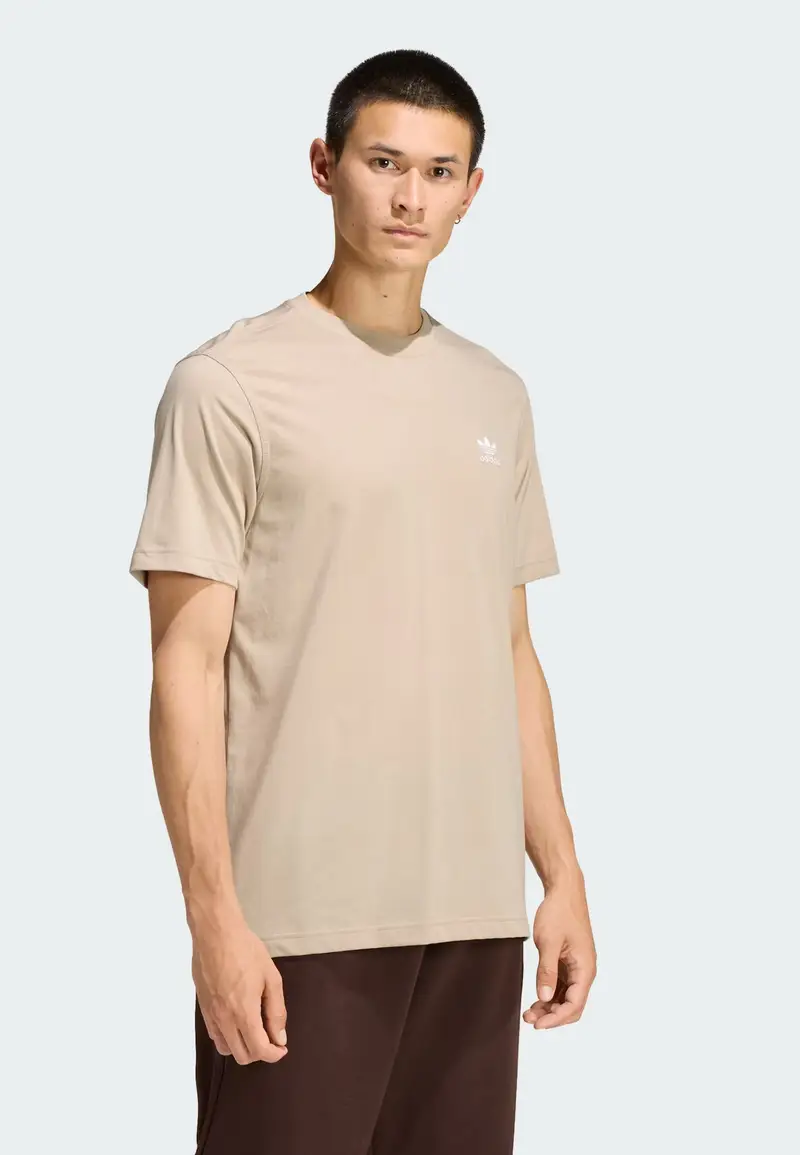 Maglietta 'Trefoil Essentials' beige miniatura 3