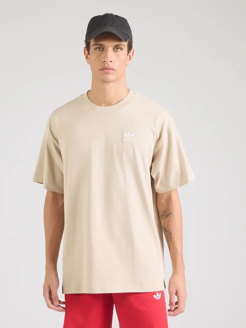 Maglietta Trefoil Essentials beige miniatura 2