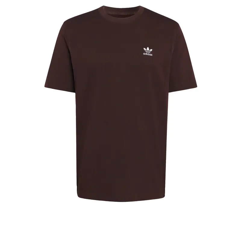 Maglietta 'Trefoil Essentials' cioccolato / bianco