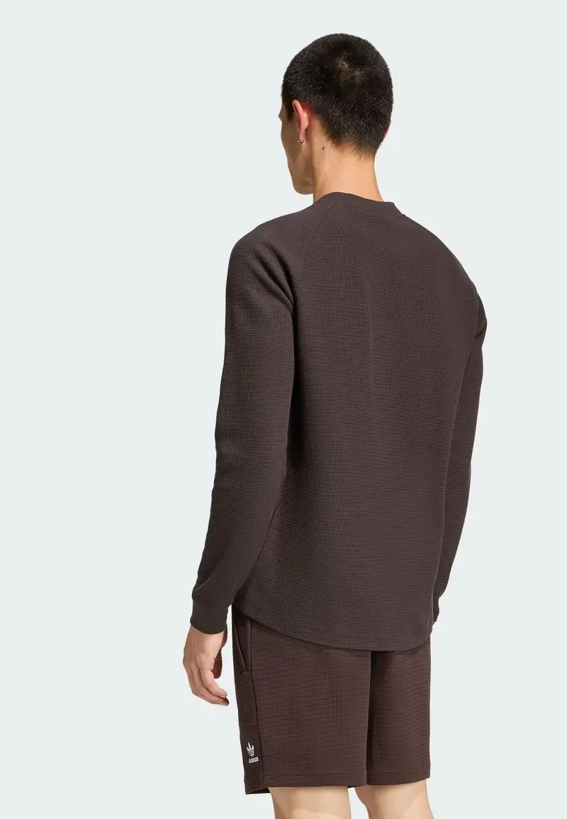 Maglietta 'Trefoil Essentials' marrone miniatura 3