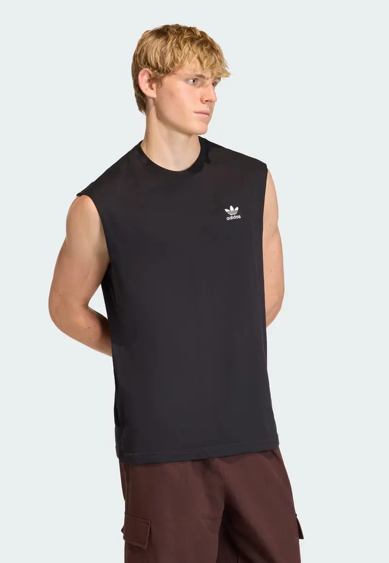 Maglietta 'Trefoil Essentials' nero miniatura 2