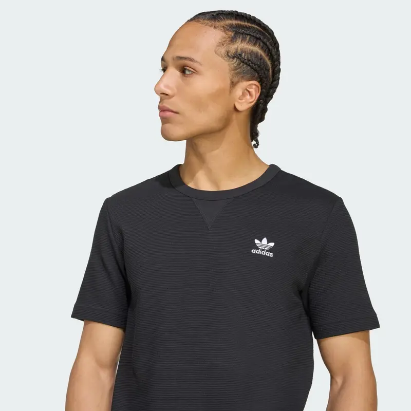 ADIDAS ORIGINALS Maglietta 'Trefoil Essentials' nero / bianco miniatura 3