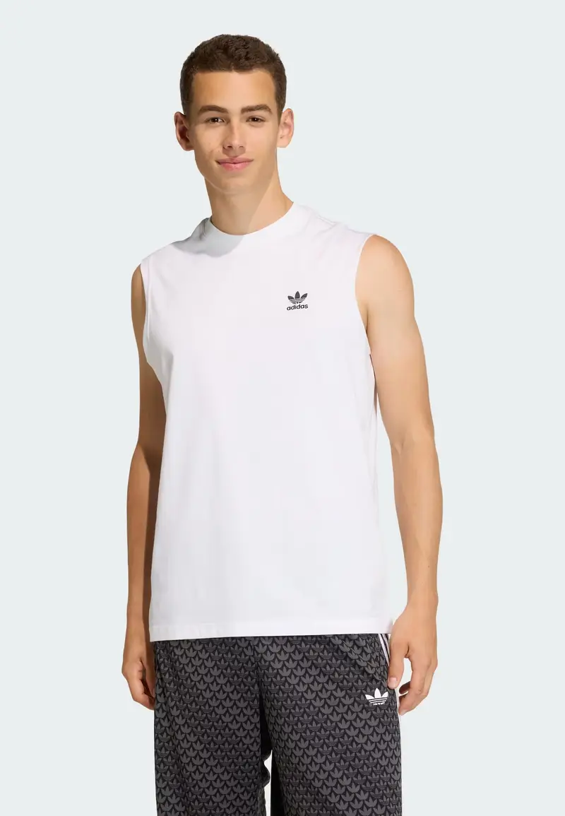 Maglietta 'Trefoil Essentials' nero / bianco miniatura 2