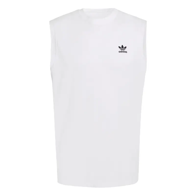 Maglietta 'Trefoil Essentials' nero / bianco