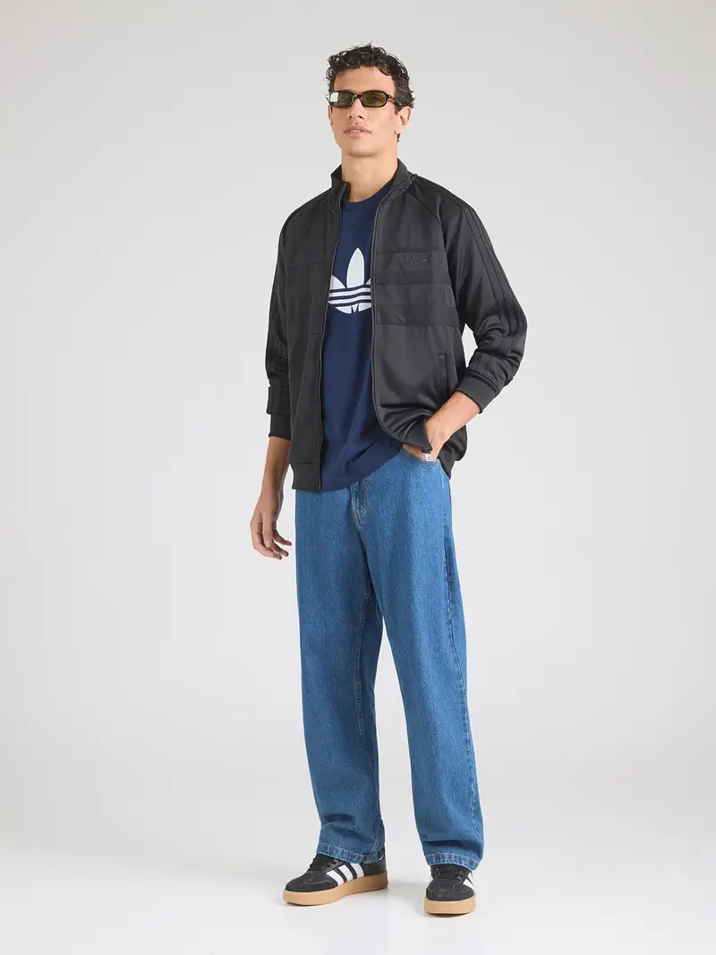 Maglietta TREFOIL indaco / bianco miniatura 2