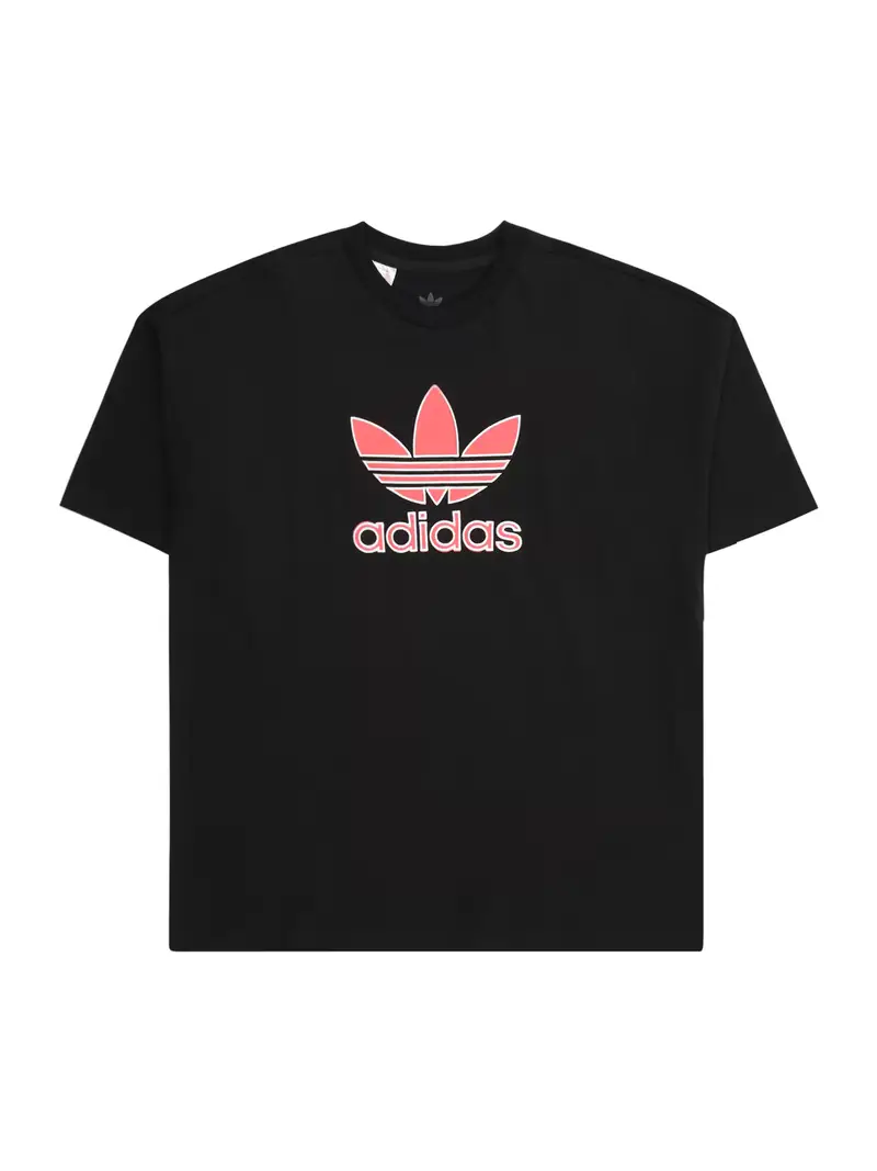 Maglietta 'Trefoil' pitaya / nero / bianco