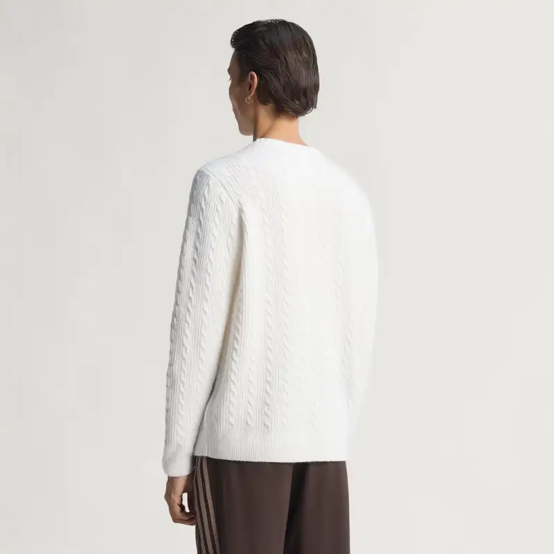 Originals - Maglione a maglia a cavo Chalk White miniatura 2