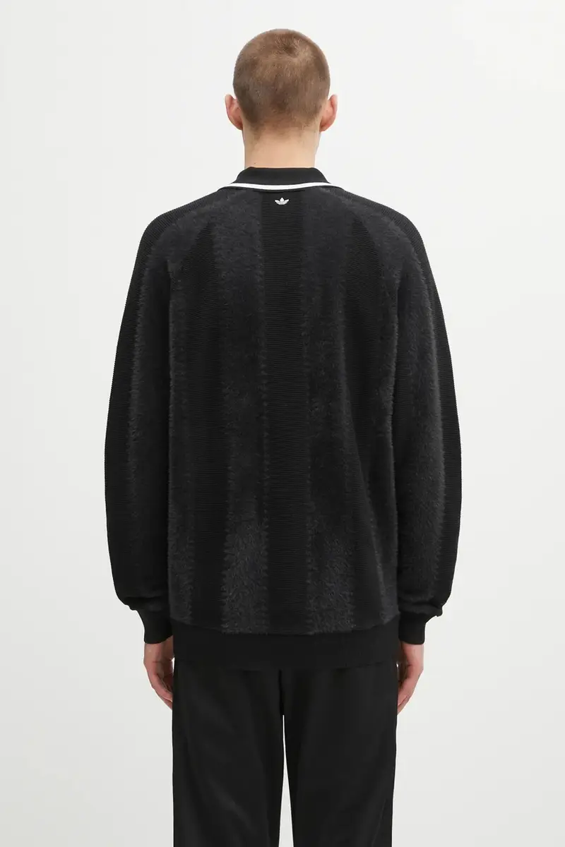 maglione con lana Knitted Jersey colore nero JX3835 miniatura 3