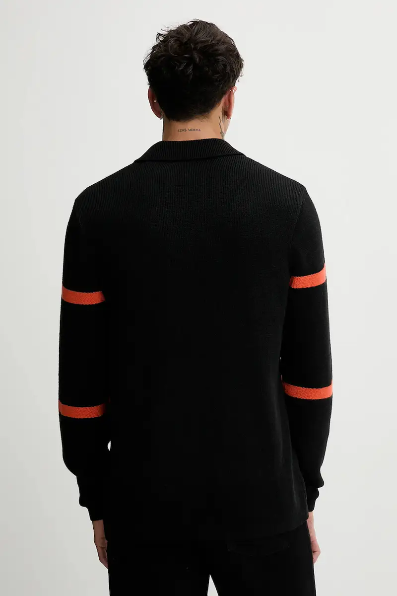 maglione in misto lana All Black uomo colore nero KG4640 miniatura 3