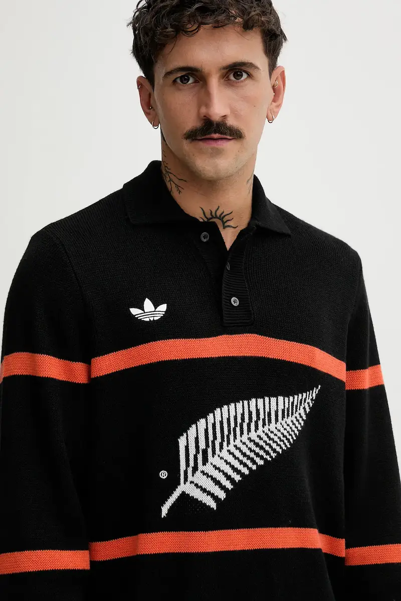 maglione in misto lana All Black uomo colore nero KG4640 miniatura 4