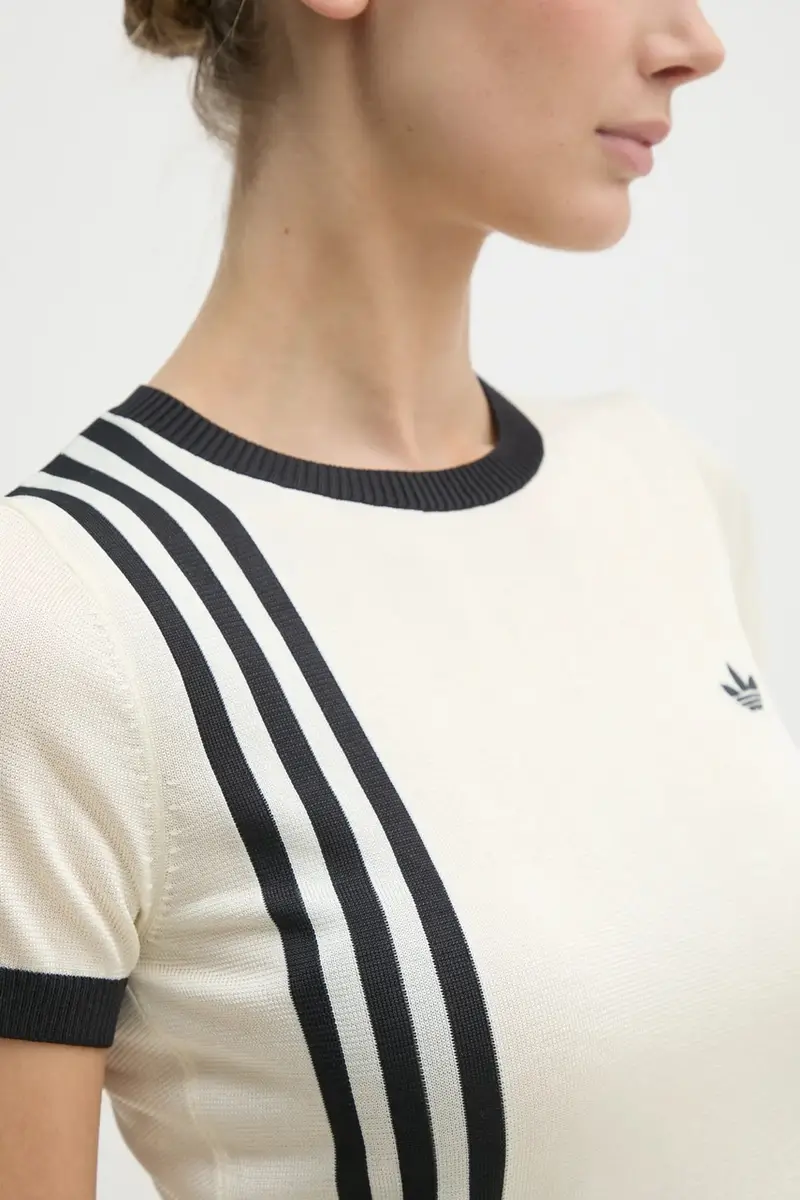 maglione KNITTED 3S TEE donna colore beige JJ0961 miniatura 5