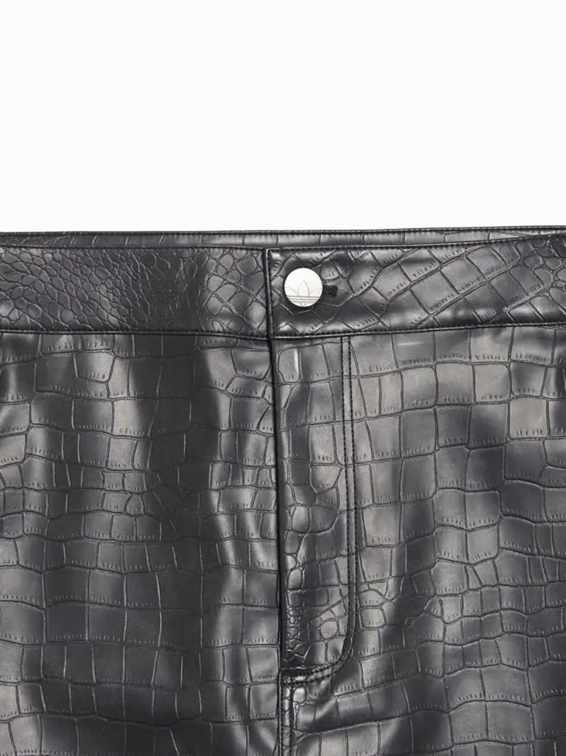 mini gonna coccodrillo NERO miniatura 2