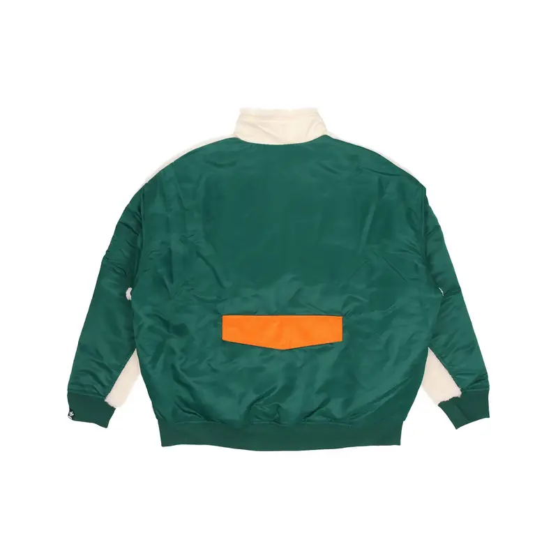 Originals Mr Sherpa Jkt Pile Autoriempacchettabile con Inserti Colletto Alto con Logo Giacca Sportiva Uomo Giacche Giallo Bianco HC0373 L miniatura 3