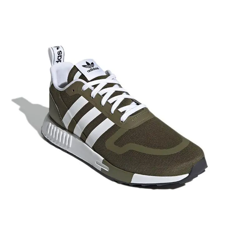 Originals Multix Comode Versatili Mesh Resistenti Traspiranti Leggere Scarpe da Corsa in Gomma Basse Sneakers Unisex Verde Oliva H04472 35⅔ miniatura 3