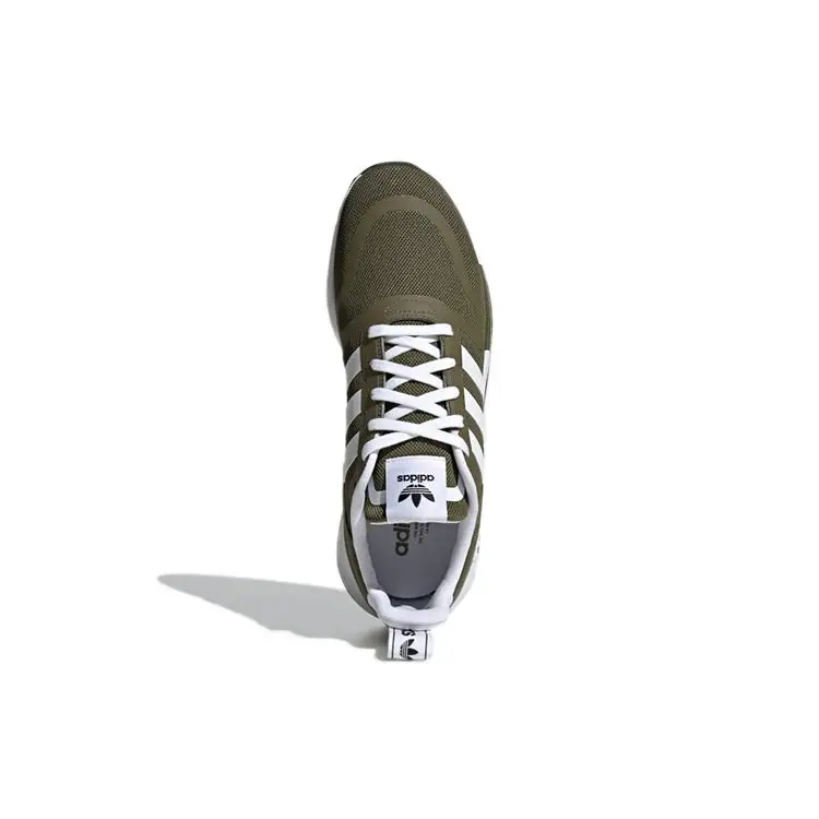 Originals Multix Comode Versatili Mesh Resistenti Traspiranti Leggere Scarpe da Corsa in Gomma Basse Sneakers Unisex Verde Oliva H04472 35⅔ miniatura 4