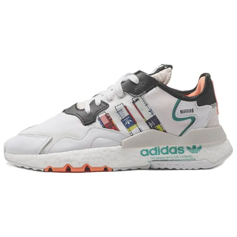 Adidas Sneakers Nite Jogger Boost Grigio Nero Verde