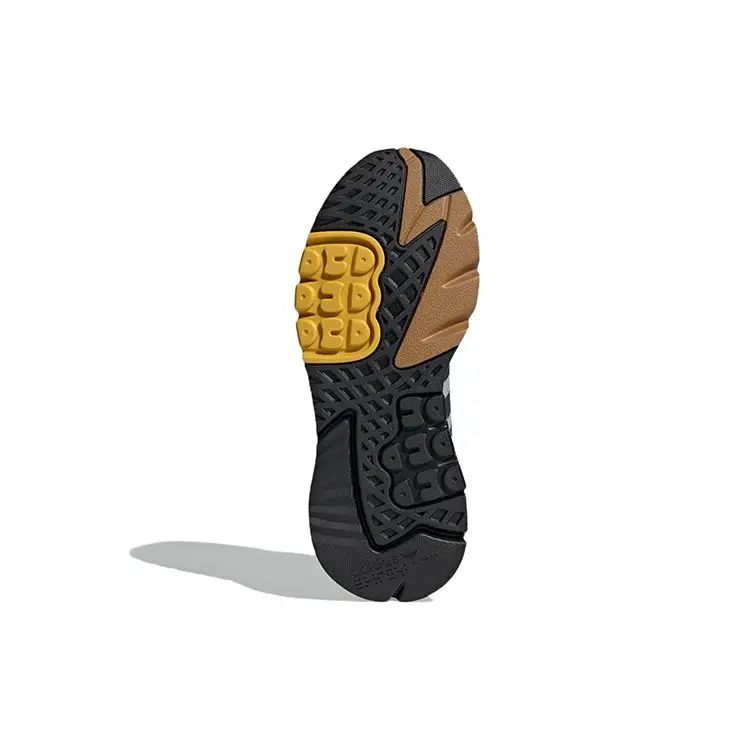 Originals Nite Jogger Tessuto Comode Antiscivolo Sneakers Lifestyle Basse Unisex Grigio GY0019 38⅔ miniatura 3