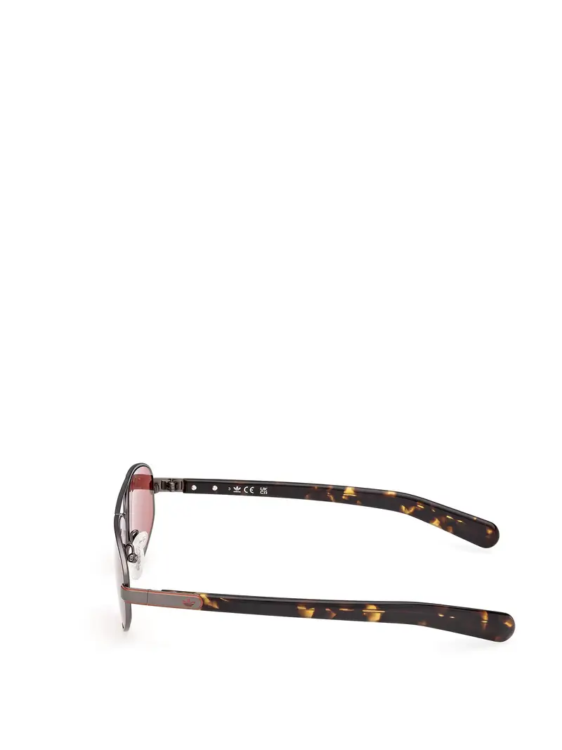 Occhiali da sole antracite / borgogna miniatura 3