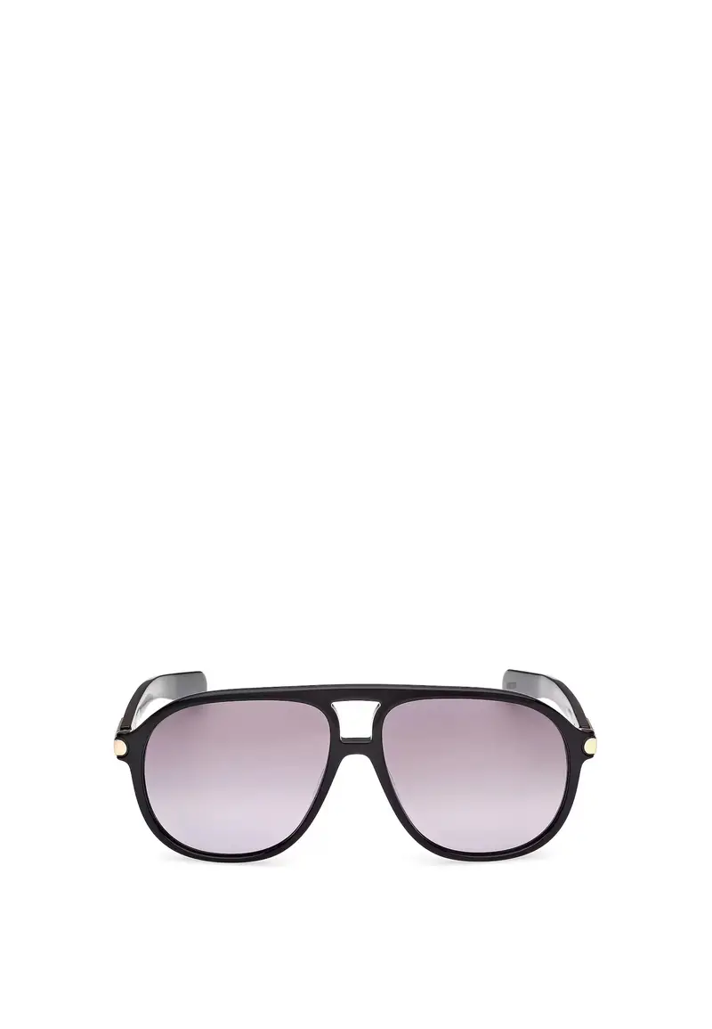 Occhiali da sole grigio fumo / nero