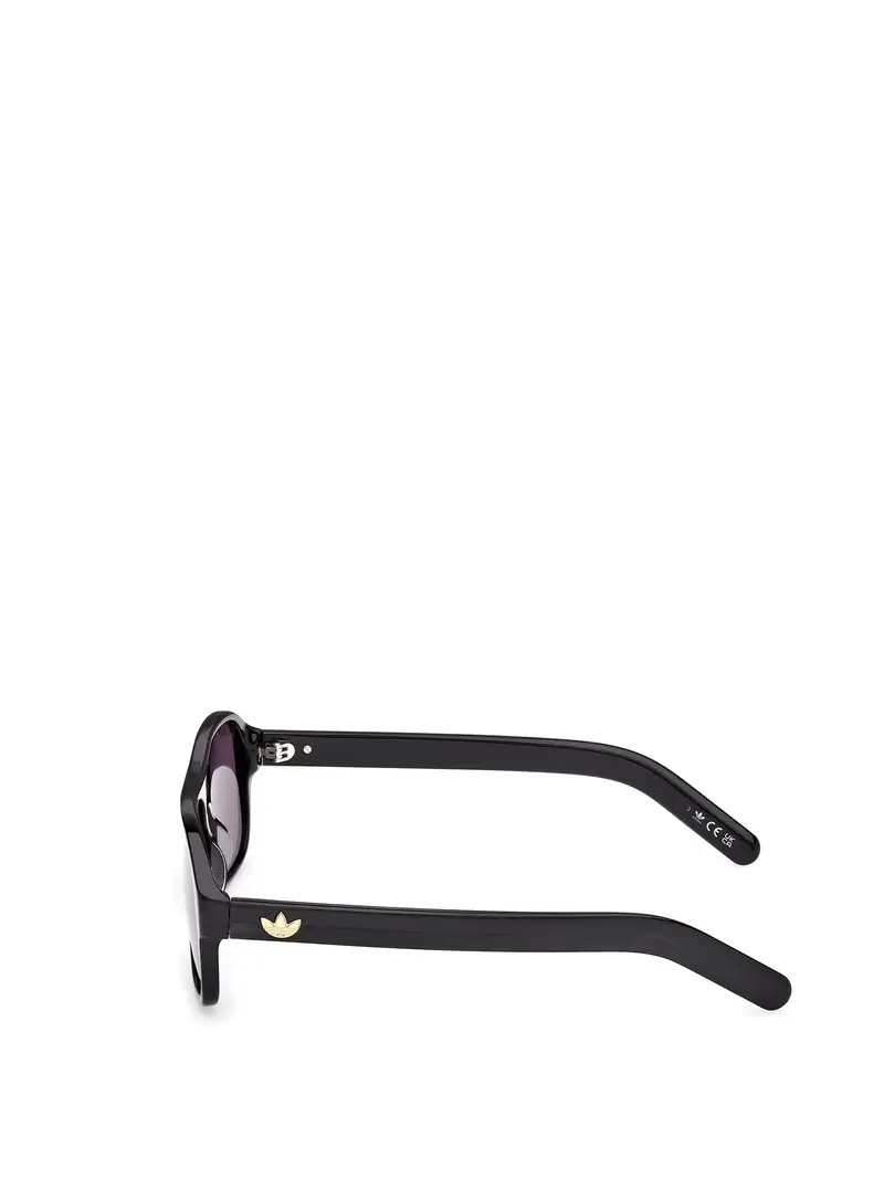 Occhiali da sole grigio fumo / nero miniatura 3