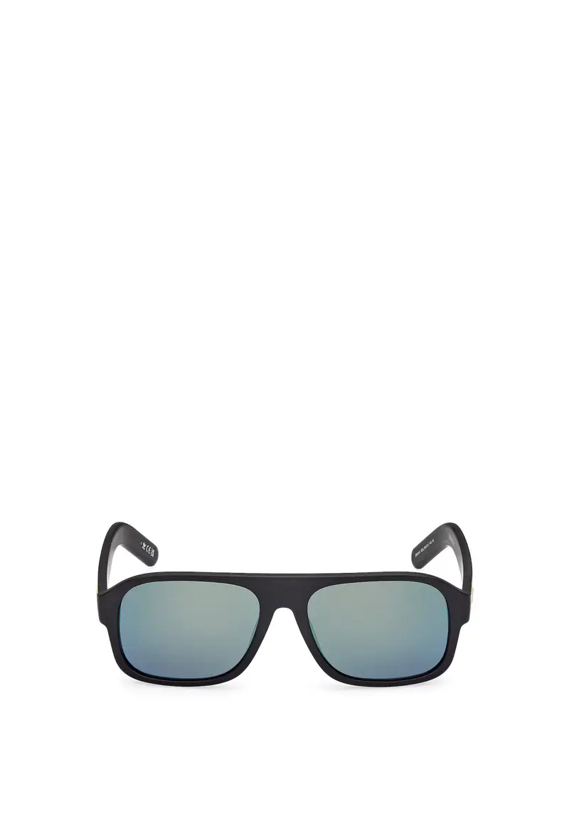 Occhiali da sole verde scuro / nero