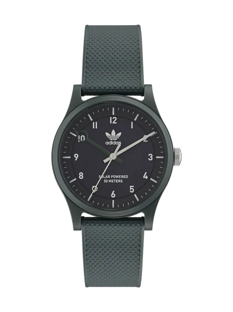 ADIDAS ORIGINALS Orologio analogico 'Ao Street Project One' cachi / nero / argento